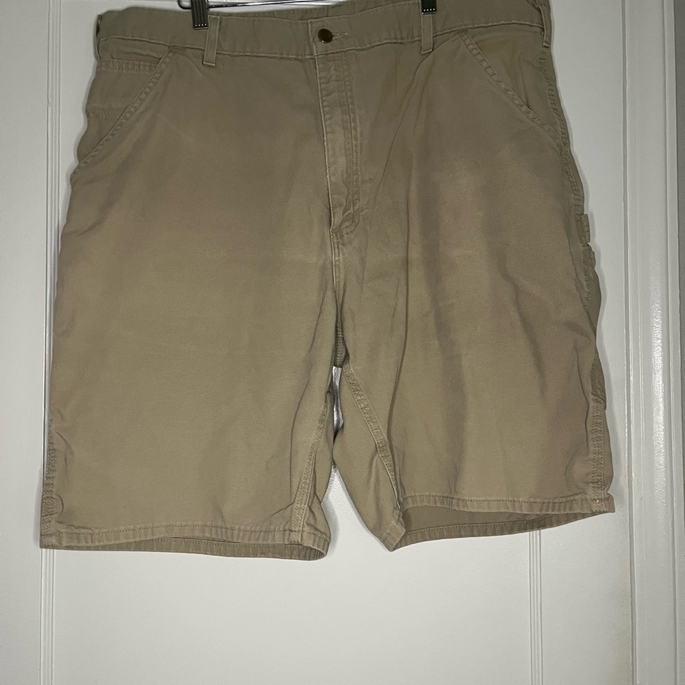 Carhartt Tan Work Cargo Shorts Men's 42